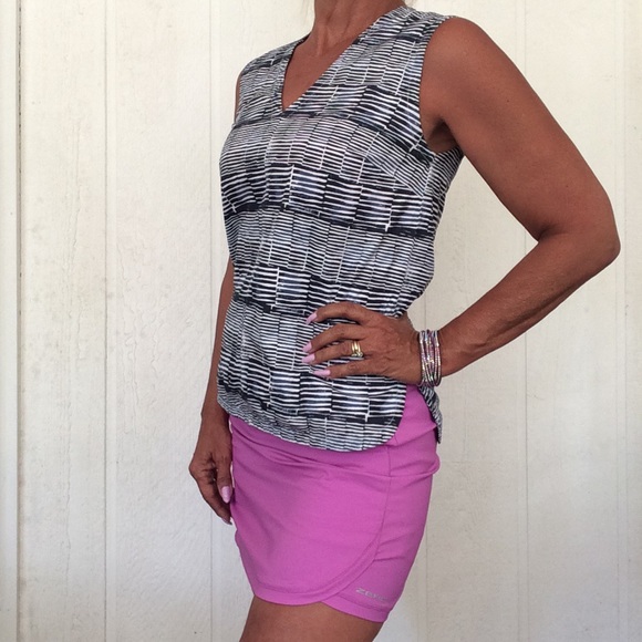 KATE SPADE BLUE & WHITE STRIPED SLEEVELESS TANK TOP SMALL - Picture 2 of 8